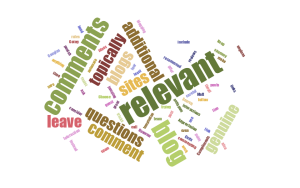 commenting wordcloud